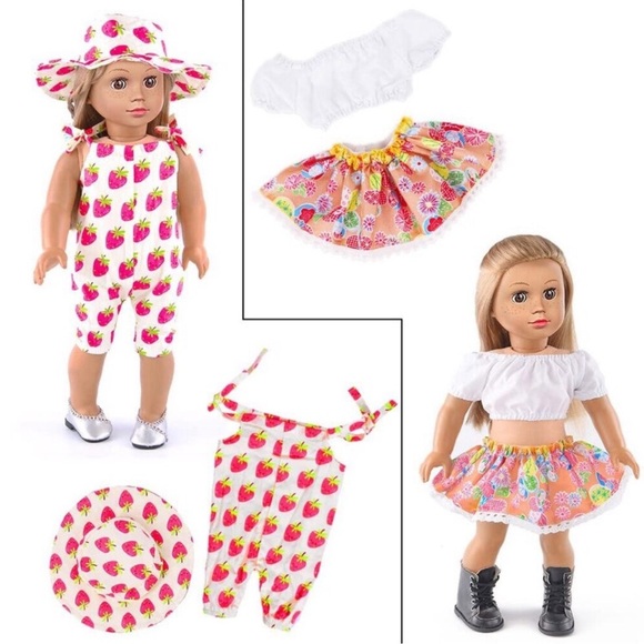 10 Sets 18 Inch Doll Clothes 18 Inch Doll Clothes And Accessories Fit For 18 In - Picture 5 of 9